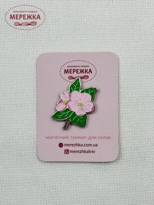 Фото Фірмовий магнітний тримач для голок "Яблуневий цвіт"