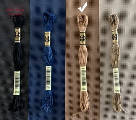 Фото канва пластикова коричнева