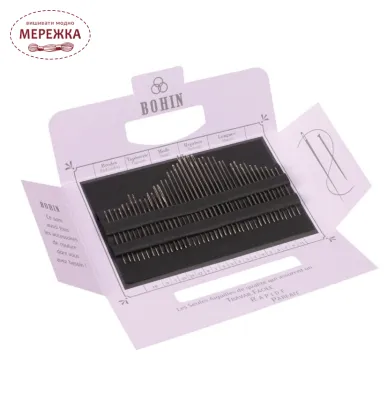Фото Набір голок Bohin асорті, 40 штук 98804