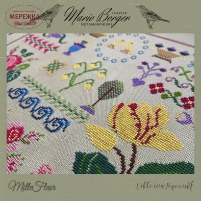 Фото Вікторія Попович Схема Marie Bergerl (Марі Берже) VP-011-M