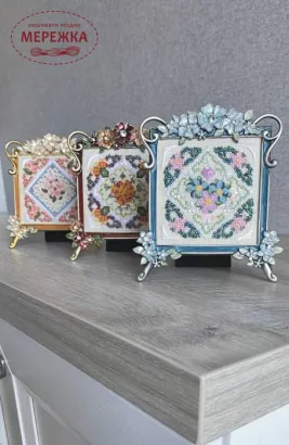 Фото Вікторія Попович Схема Forget me not Miniature (Незабудки Мініатюра) VP-052