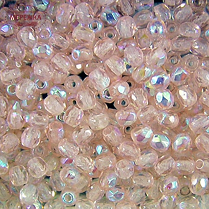 Фото SJ Designs Round Crystal, 3 mm Blush A/B