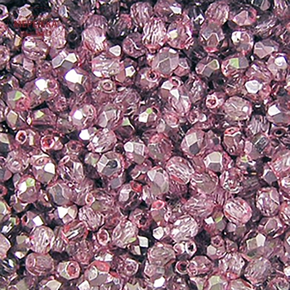 Фото SJ Designs Round Crystal, 3 mm Pink Flash