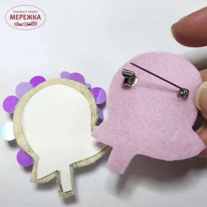 Фото Набір для вишивання бісером Craftway Брошка Гортензія B-002