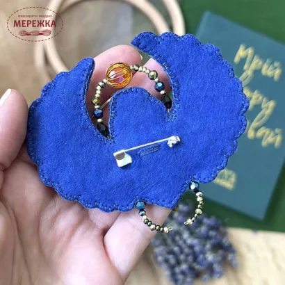 Фото Набір для вишивання бісером Craftway Брошка Зелений жук B-045