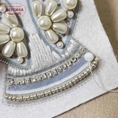 Фото Набір для вишивання бісером Craftway Брошка-прикраса Ангел B-049