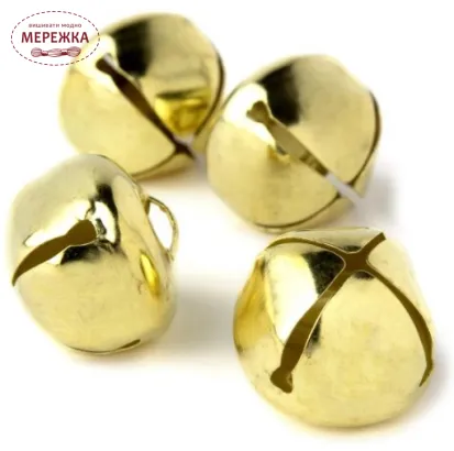 Фото Cousin DIY Дзвіночки золото, 4 шт. 40000629