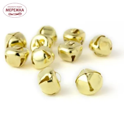 Фото Cousin DIY Дзвіночки золото, 10 шт. 40000634