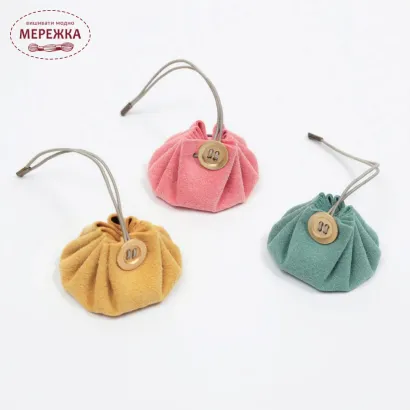 Фото Cohana Подарунковий набір: міні-ножиці Seki Mini Scissors та міні-сумка зі шнурком Mini Drawstring Pouch Set, Yellow 45-401