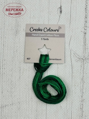 Фото Stoney Creek Creeks Colours Overdyed Floss Tannenbaum CC407