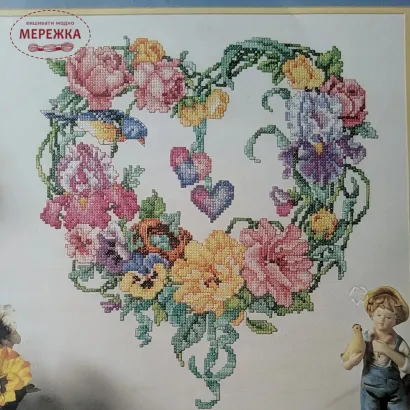 Фото Набір Bucilla Floral Heart Wreath арт.41075