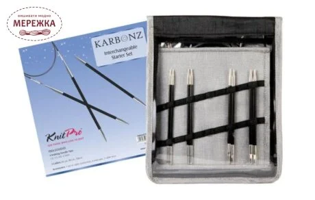 Фото KnitPro Набір спиць для початківців Karbonz 41621