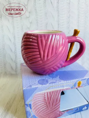 Фото Рукодільне горнятко, рожеве 4371.6
