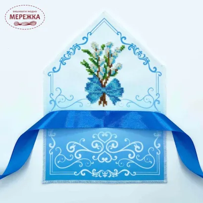 Фото VIRENA Хустка для оздоблення великоднього букета 19*27см. ХВБ_024