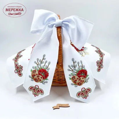 Фото Виріб для вишивання VIRENA бант на кошик БК-091