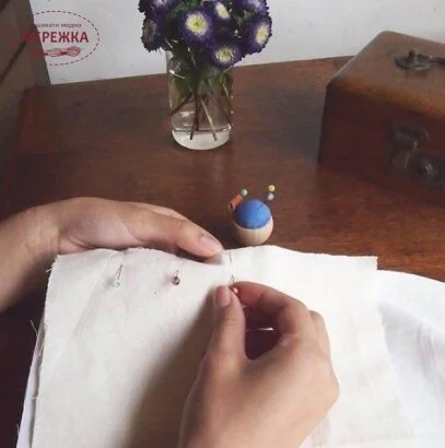 Фото Голківниця Cohana Кипарисова подушечка, 3,3 см. Blue 45-005