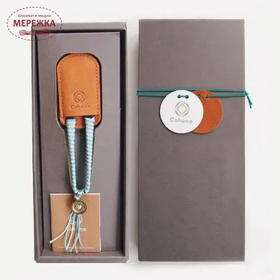 Фото Ножиці-кусачки Cohana для ниток Shozaburo з шовковою тасьмою Iga Green, 10.8 см. 45-017