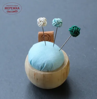 Фото Cohana Швейні шпильки з прикрасою Awaji-dama Mizuhiki, Green 45-228