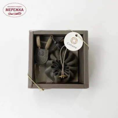 Фото Cohana Набір міні-ножиць Seki та міні-чохла зі шнурками Grey