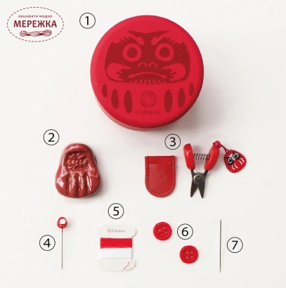 Фото Cohana Подарунковий набір Daruma Sewing Set 45-337