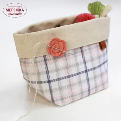 Фото Cohana Текстильний кошик з кремом для рук та магнітом  TEKOTE x Cohana Hand Care & Craft Set - Usubeniiro 45-436