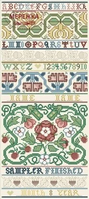 Фото Kooler Design Studio Схема English Sampler (Sandy Orton) KDS-2669