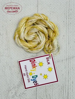 Фото Dinky Dyes шовк ручного фарбування Topaz DD046