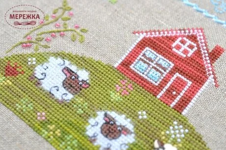 Фото Набір для вишивання хрестиком TelaArtis На лугу Х-028