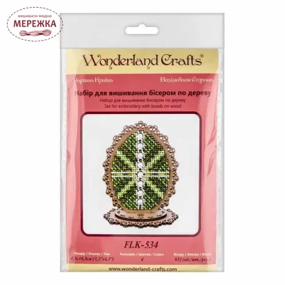 Фото Набір для вишивання бісером WonderlandCrafts по дереву FLK-534