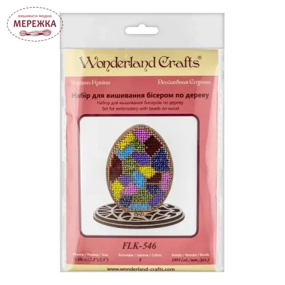 Фото Набір для вишивання бісером WonderlandCrafts по дереву FLK-546