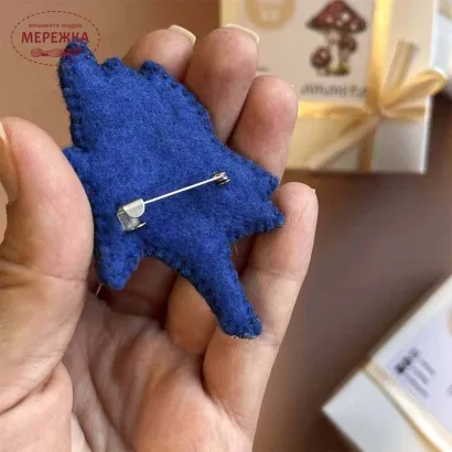 Фото Набір для вишивання бісером Craftway Брошка Ірис B-001