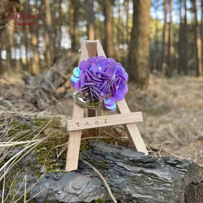 Фото Набір для вишивання бісером Craftway Брошка Гортензія B-002