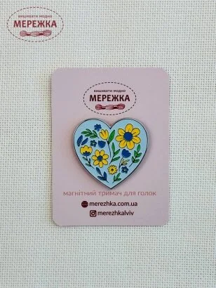 Фірмовий магнітний тримач для голок "З Україною в серці" фото