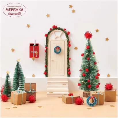 Фото Rico мініатюра Ялинкова гірлянда, 60 см. 500354