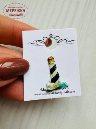Susan Clarke Originals Lighthouse Buttons BE-527 - Пришивний елемент