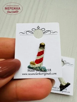 Susan Clarke Originals Lighthouse Buttons BE-527 - Пришивний елемент