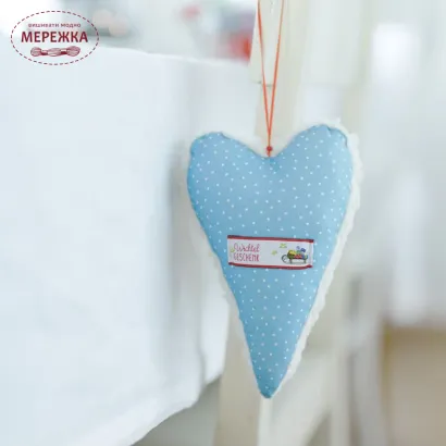 Фото Декоративні тканини Acufactum Cotton fabric dots gray blue-white 3523-480