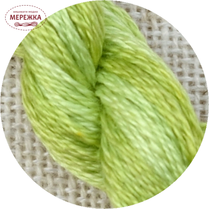 Фото TelaArtis Муліне ручного фарбування Яблуко 542