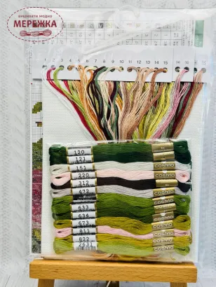 Фото Набір для вишивання хрестиком COSMO Roses and berries 552102