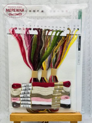 Фото Набір для вишивання хрестиком COSMO Multi-Rose Arrangement 552108