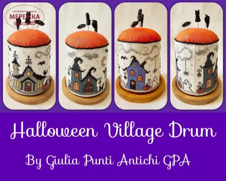 Фото Giulia Punti Antichi(GPA) Схема "Halloween Village Drum"