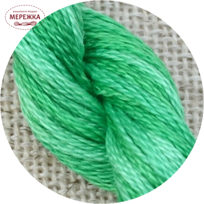 Фото TelaArtis Муліне ручного фарбування Смарагд 566