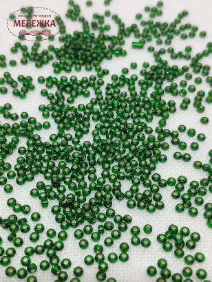 Фото Бісер Preciosa 57060 Зелений