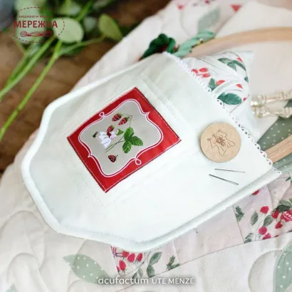 Фото Acufactum Етикетка Patch Erdbeerfraulein 70*70mm 35431