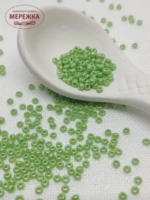 Фото бісер 58310 Зелений
