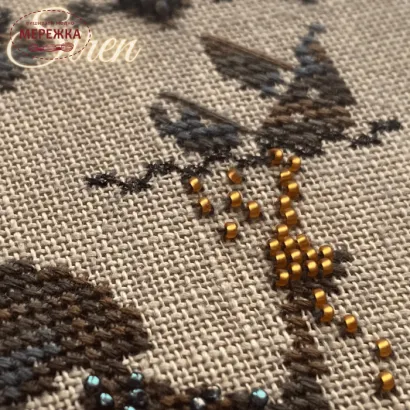 Фото Вікторія Попович Схема Siren (Сирена)+пак бісеру та ниток (original) VP-027