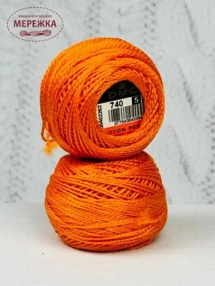 Фото DMC Pearl Cotton #5 740