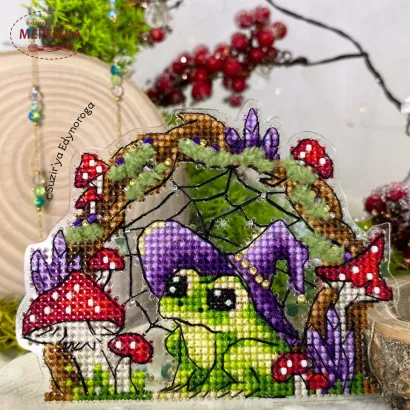 Фото Набір для вишивання хрестиком Сузір'я Єдинорога Хелловінське жабеня 1126