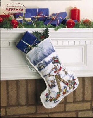 Фото LeisureArts Буклет Christmas Stocking LEA6488