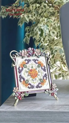 Фото Вікторія Попович Схема Marigolds Miniature (Чорнобривці Мініатюра) VP-053